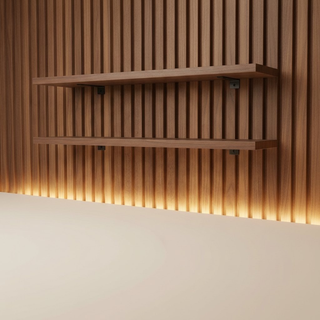 Hook-On Slat Shelves — Set of 2